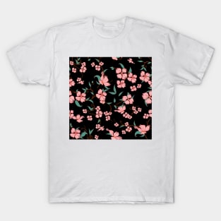 Creepy Flowers Pattern 10 T-Shirt